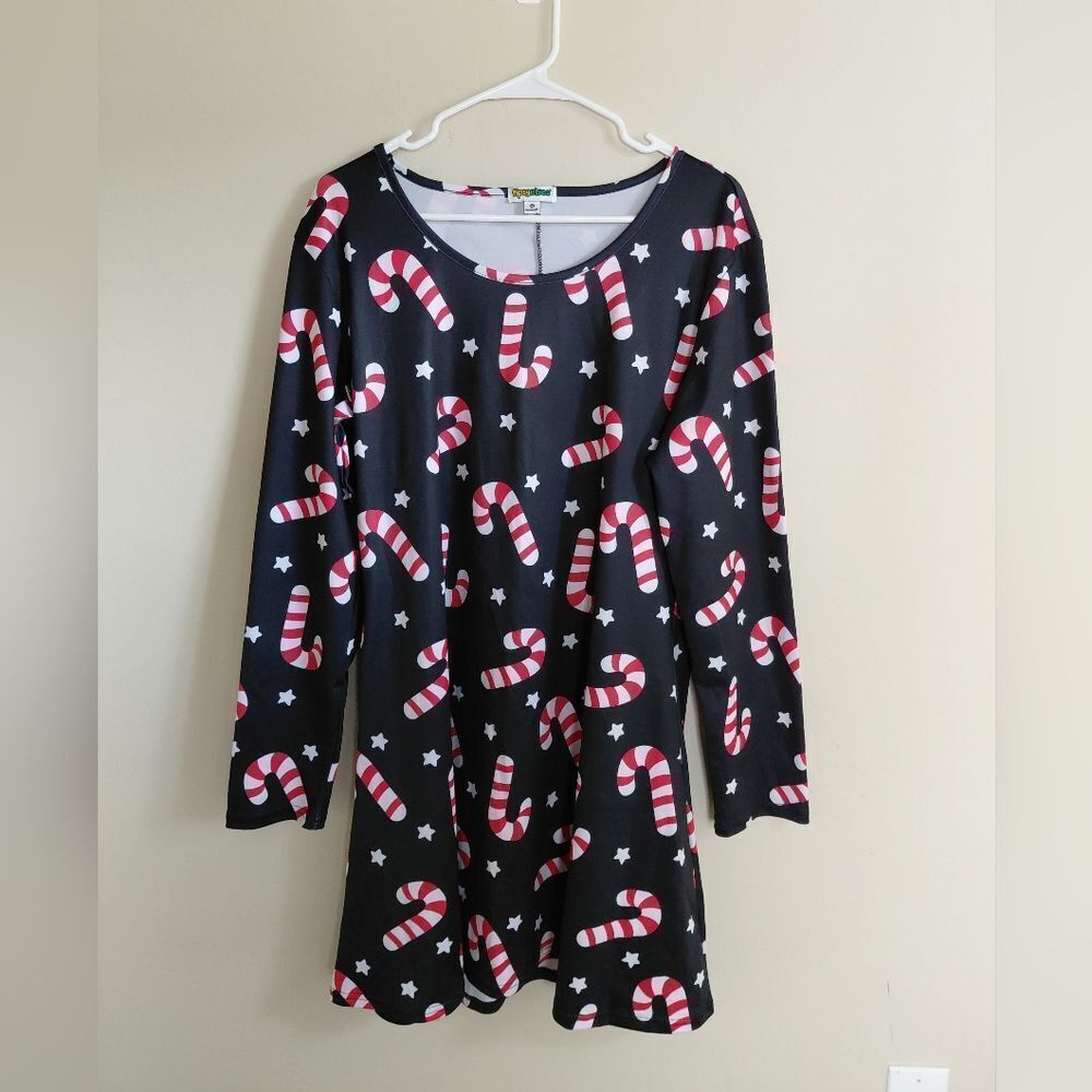 Tipsy Elves Candy Cane Dress NWOT Size XXL